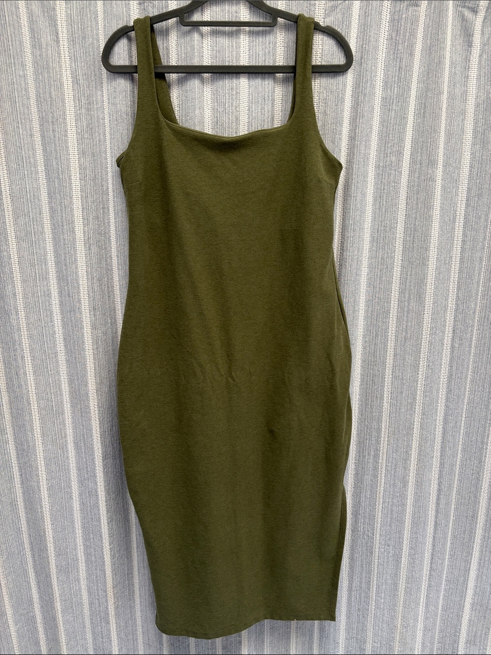 Beyond Yoga Olive Tank Midi Dress